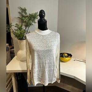 Rag & Bone 100 % Linen mock turtleneck sweater